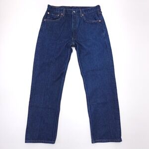 Vintage 90's Y2K Levi's 501 Denim Pants W32 L29‎ Dark Wash EUC